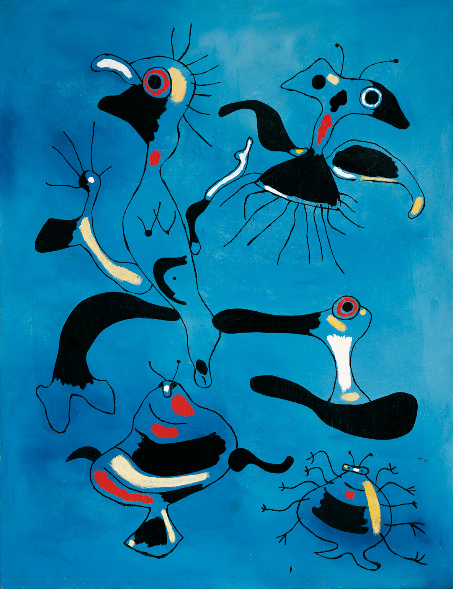 Birds and insects, 1938 by Joan (Joan) Miro: History, Analysis