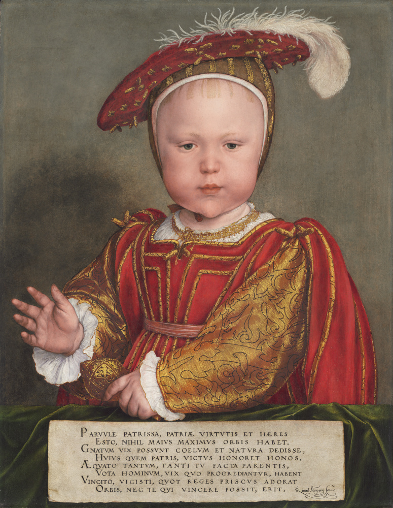 Hans Holbein mlajši. Portrait of Edward VI in childhood