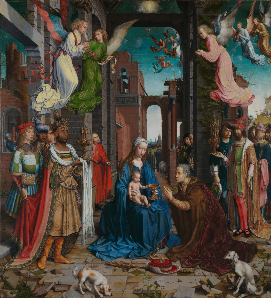 Jan Gossaert. The Adoration of the Kings