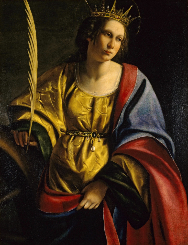 Artemisia Gentileschi. Sainte Catherine d'Alexandrie