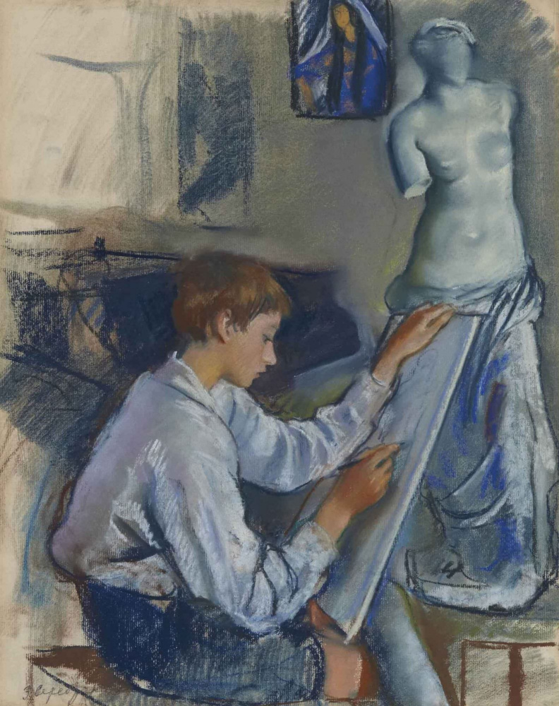 Zinaida Serebryakova. Portrait du fils Alexandre