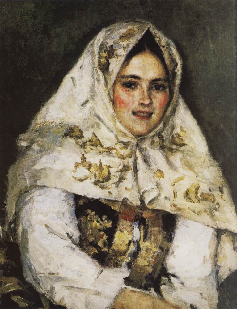 Vasily Surikov. Siberian beauty. Portrait Of Catherine Alexandrovna Raczkowski