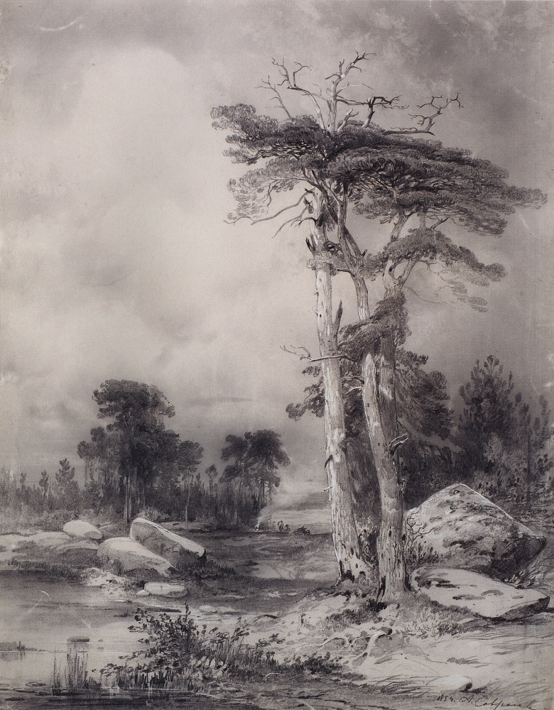 Alexey Savrasov. Old pine