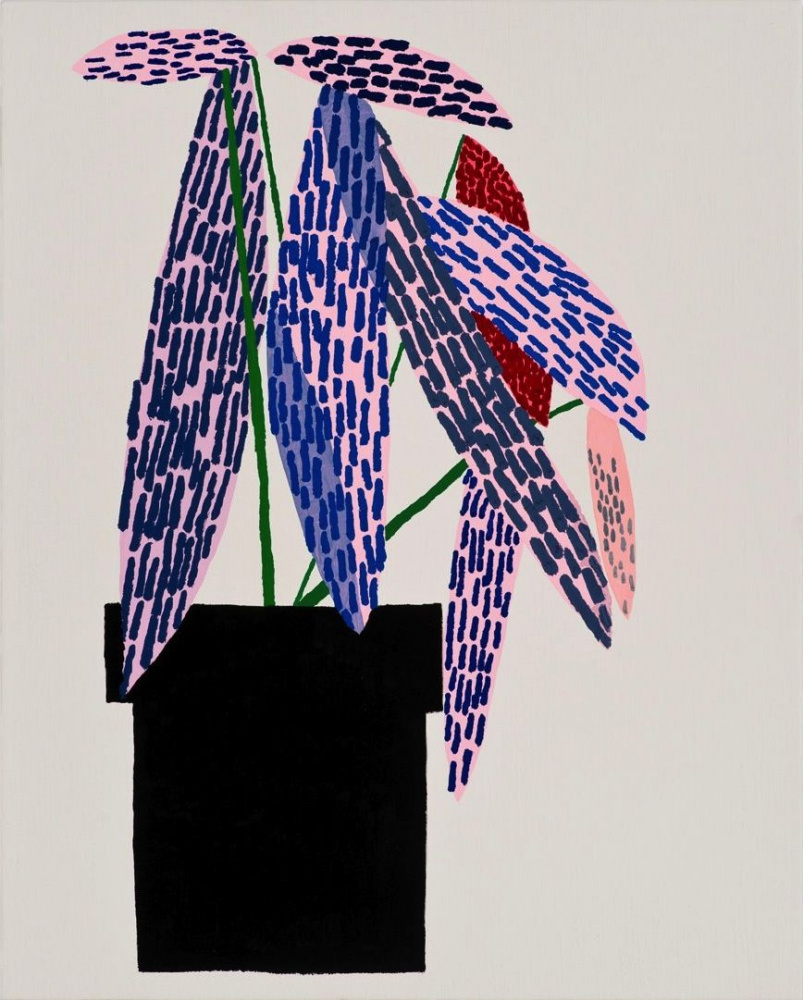 Jonas Wood. The little pink plant