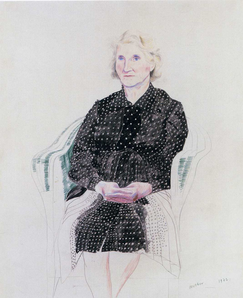 David Hockney. The artist's mother