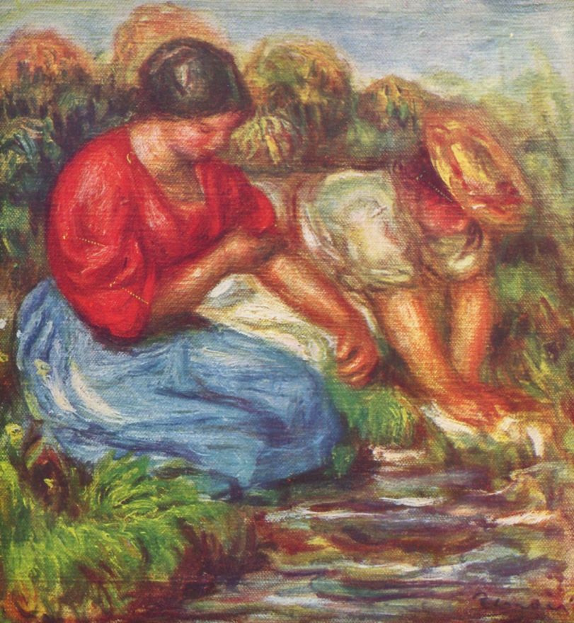 Pierre-Auguste Renoir. Laundress