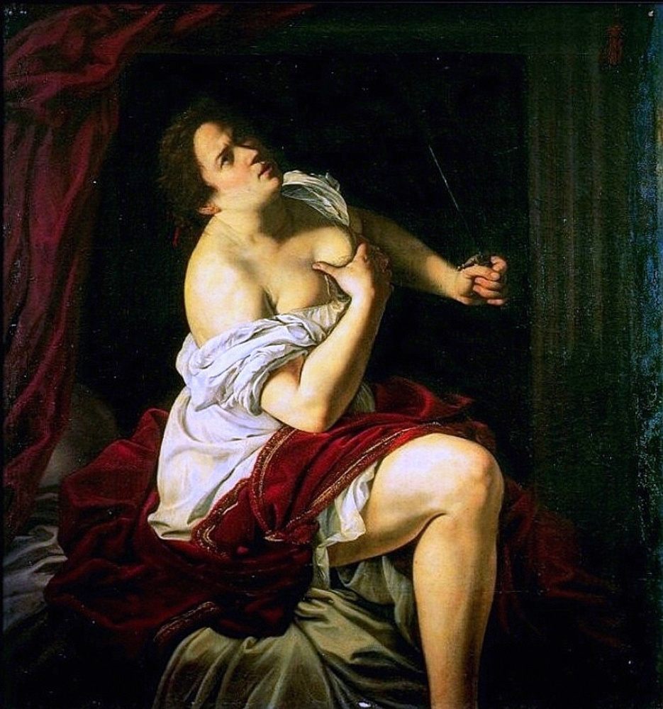 Artemisia Gentileschi. Lucretia