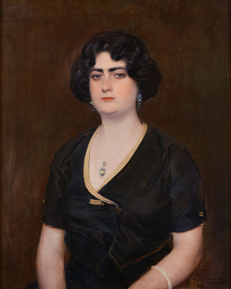 Ramon Casas i Carbó. Portrait of Flora