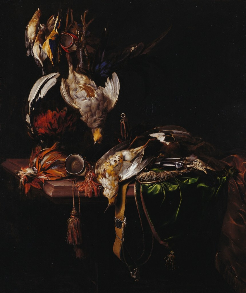 Willem van Aelst. Hunting trophies