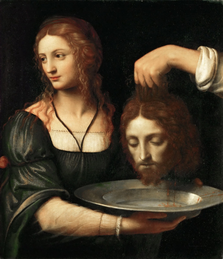 Bernardino Luini. Salome with the head of Saint John the Baptist