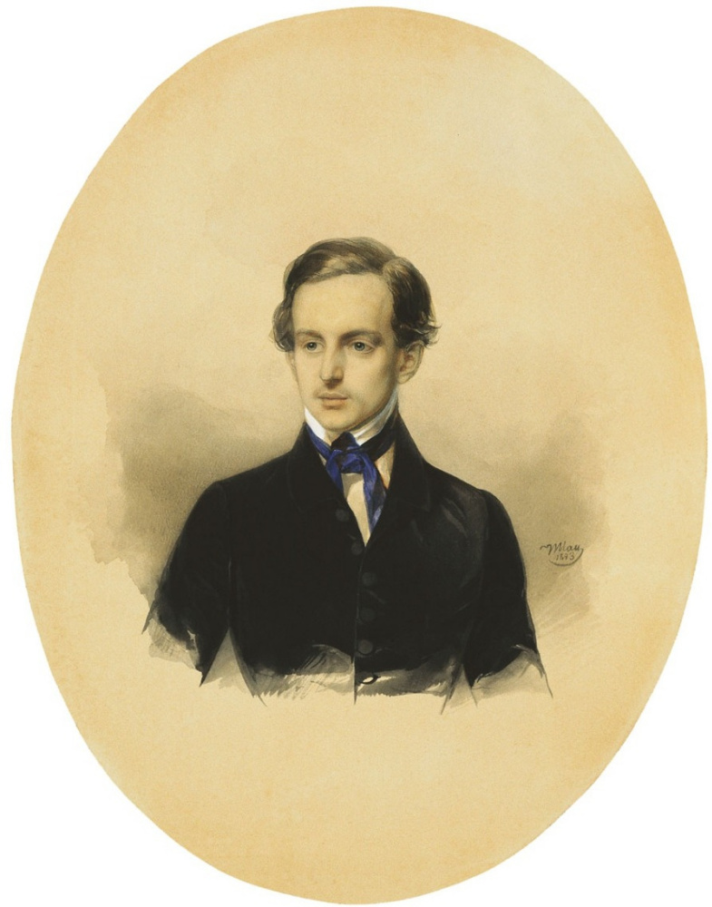 Vladimir Ivanovich Gau (1816-1895). Portrait of John Doe