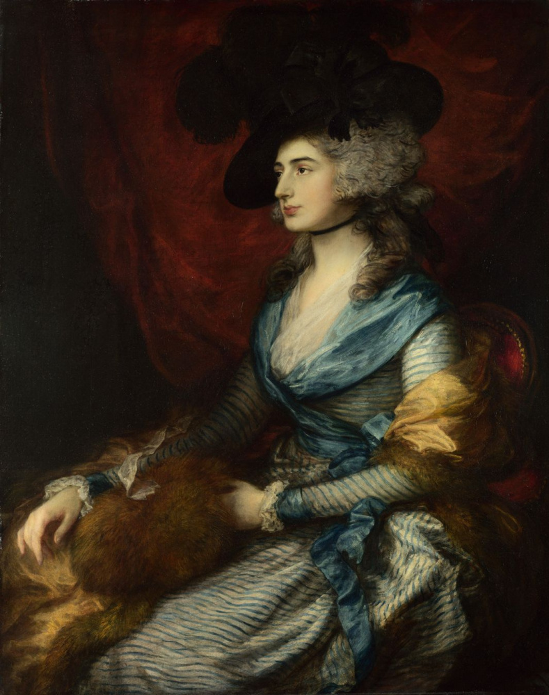 Thomas Gainsborough. Portrait of Sarah Siddons