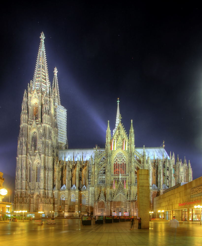 Stained glass window of Cologne Cathedral