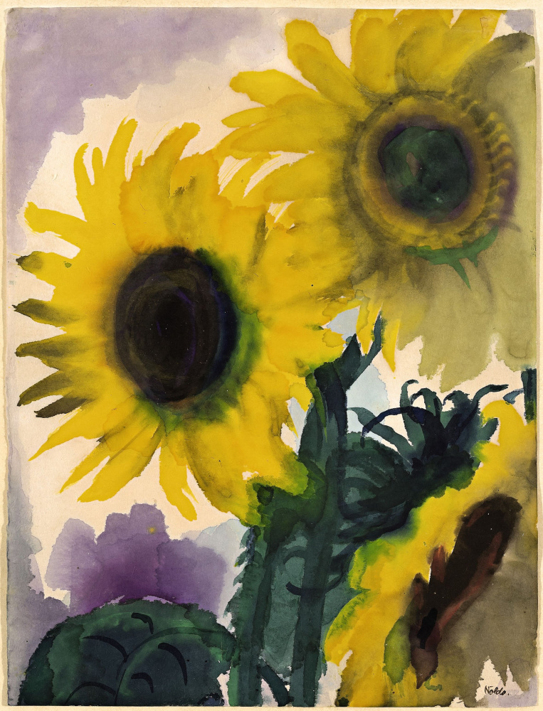 Emil Nolde. Sunflowers