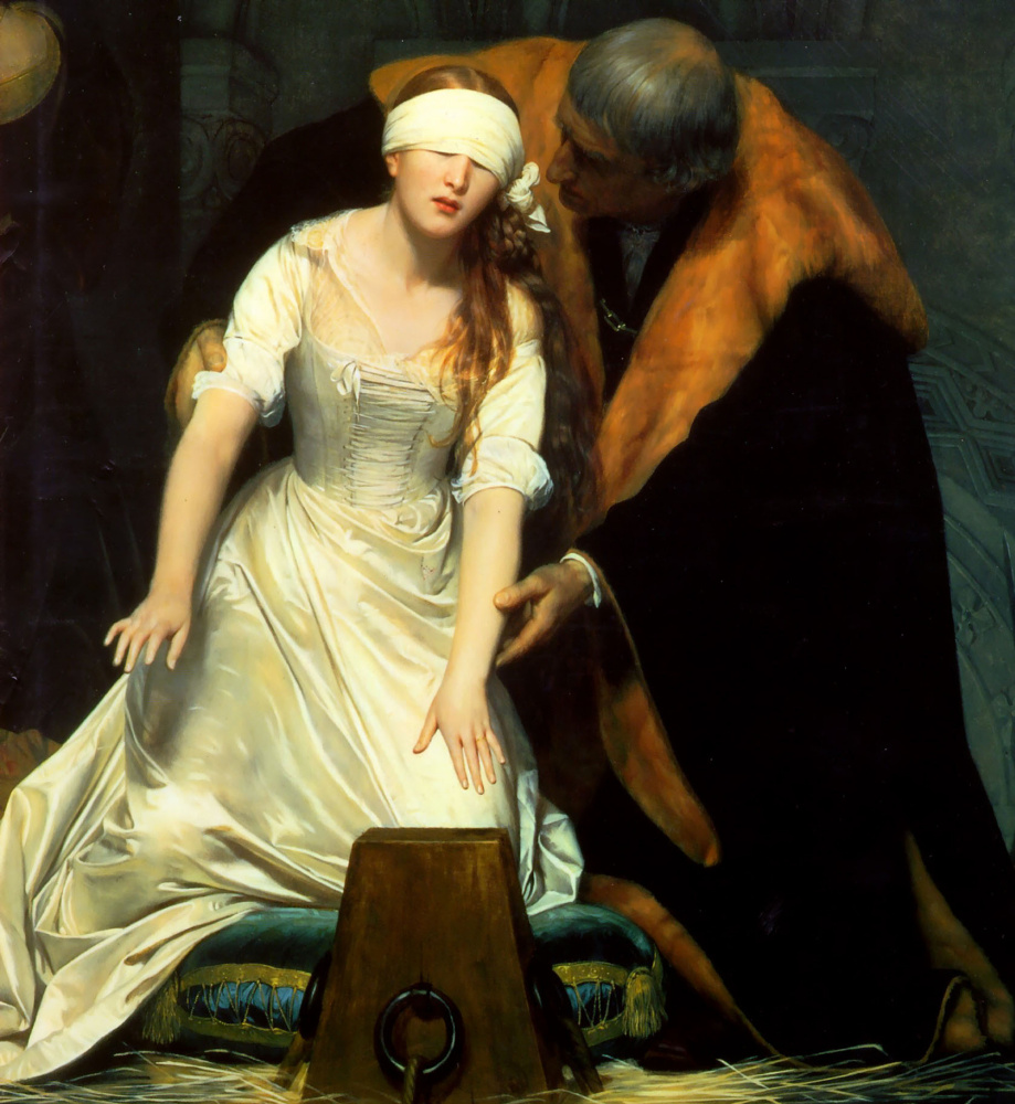 Paul Delaroche. The execution of lady Jane grey