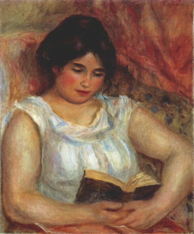 Pierre Auguste Renoir. Reading Gabriel