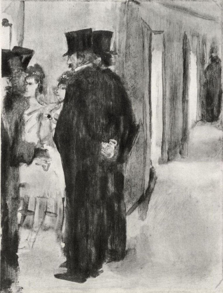 Edgar Degas. Pauline and Virginia, chatting with his fans