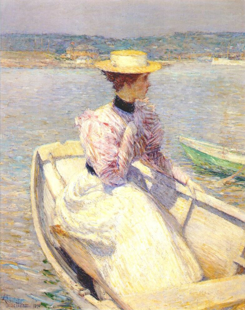 Childe Hassam. The White Dory, Gloucester