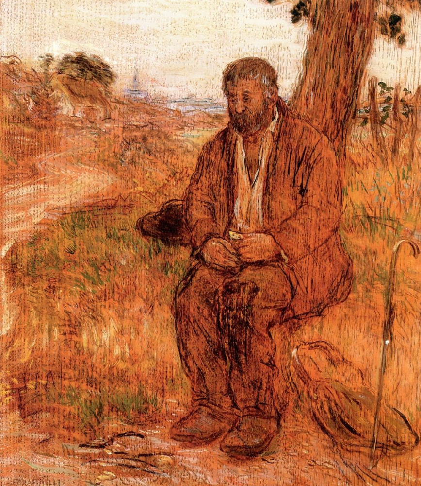 Jean-François Raffaelli. An elderly laborer