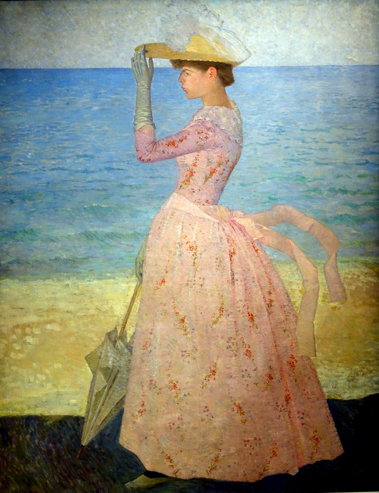 Lady in pink dress, 1890, 150191 cm by Aristide Mayol: History, Analysis &  Facts | Arthive