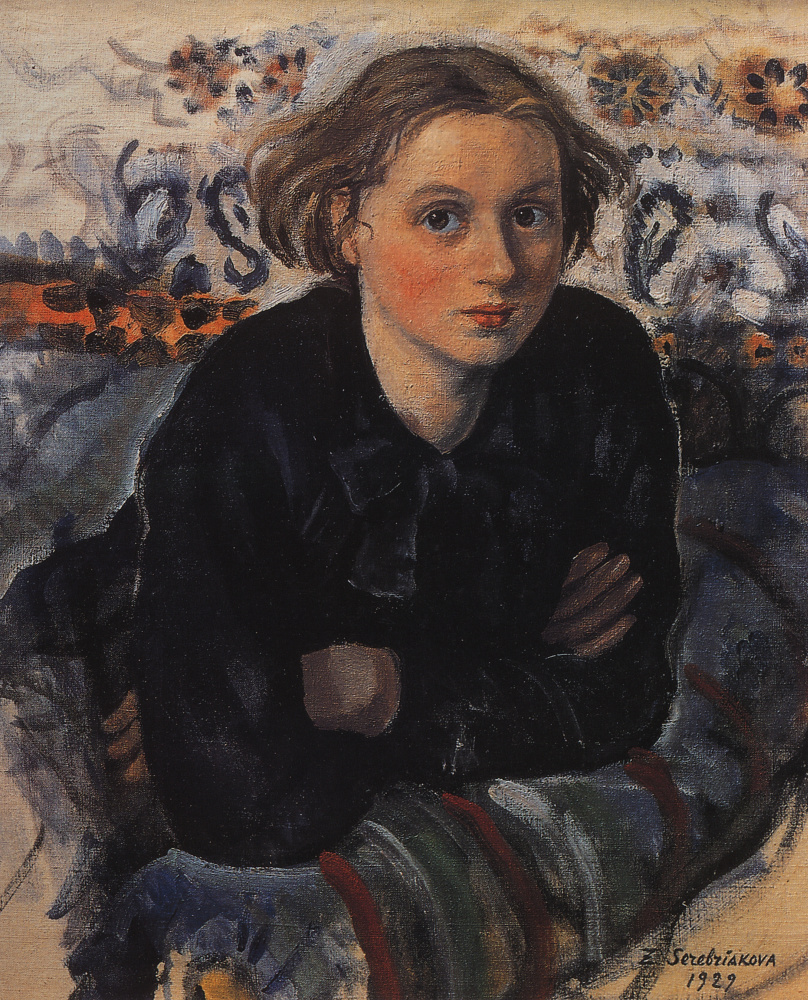 Zinaida Serebriakova. Portrait of daughter Katya