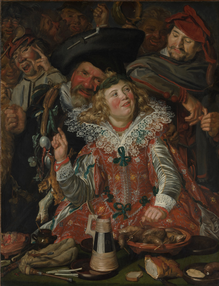 Frans Hals. Shrovetide Revellers (The Merry Company)