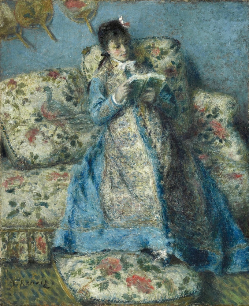 Pierre-Auguste Renoir. Madame Monet reading