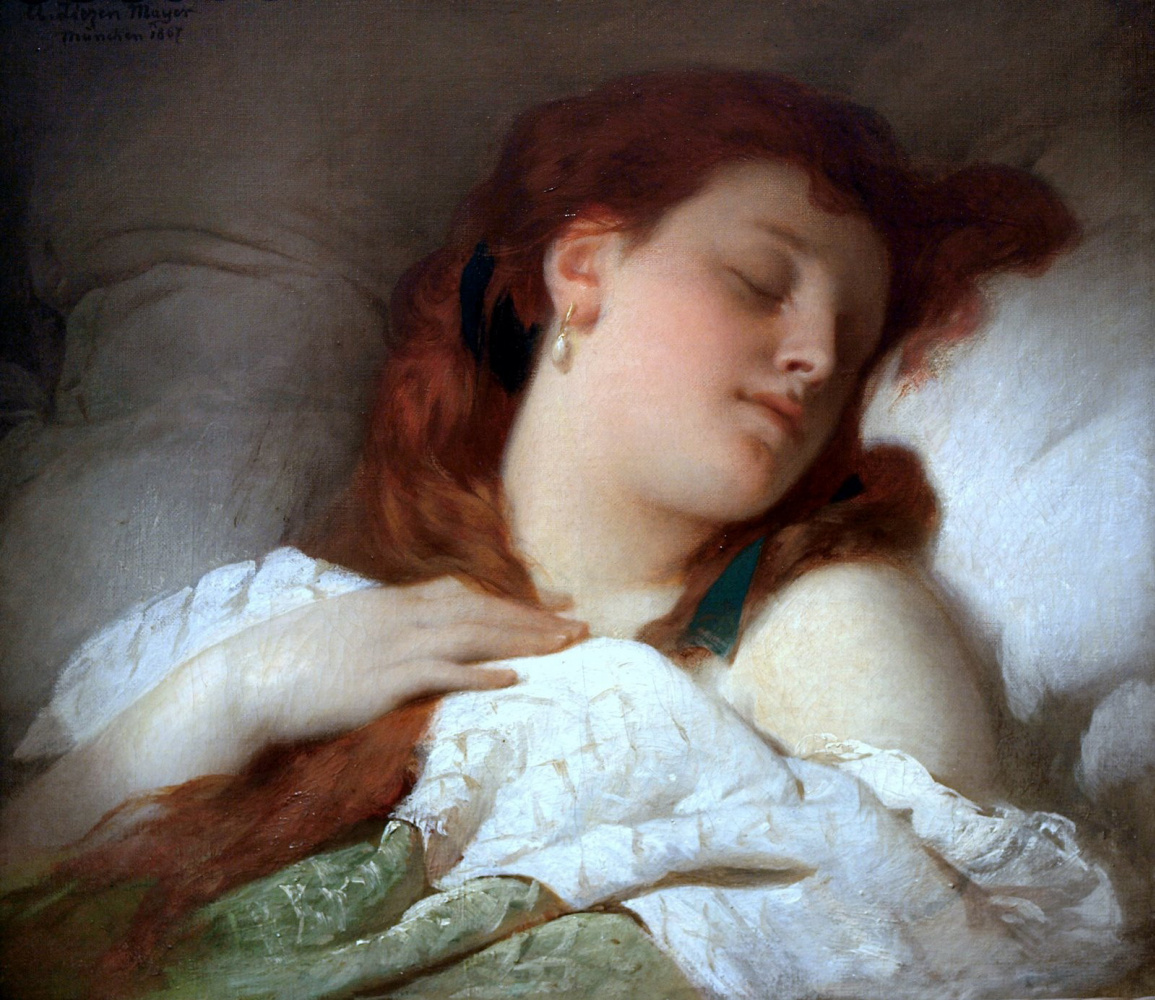 sleeping woman