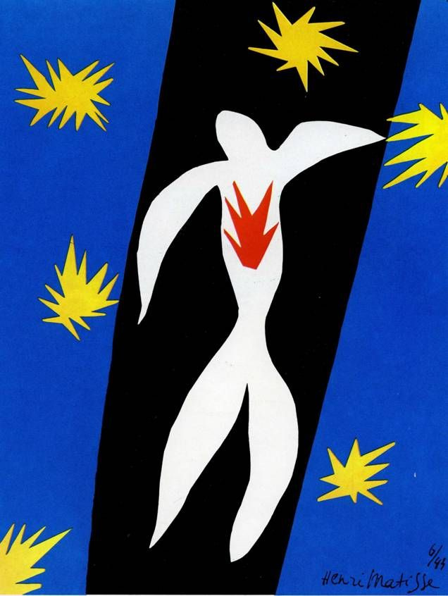 Henri Matisse. Icarus. Option. From the series, Jazz "