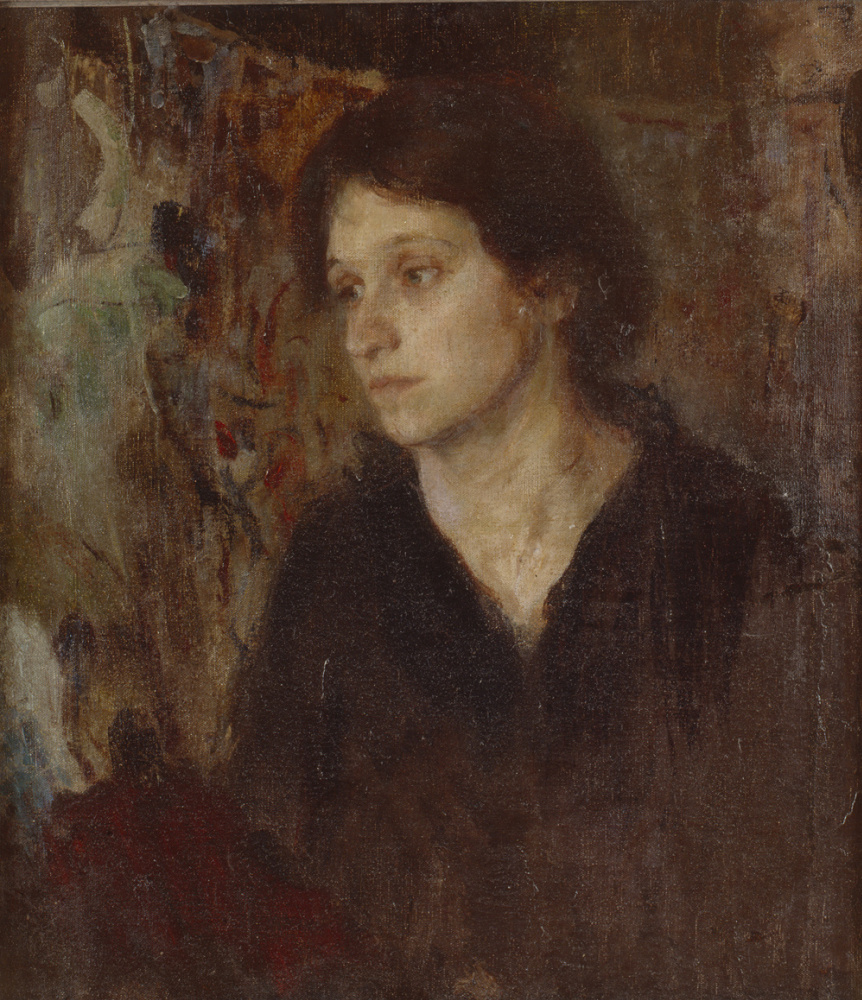Pavel Petrovich Benkov. Portrait of the artist's wife