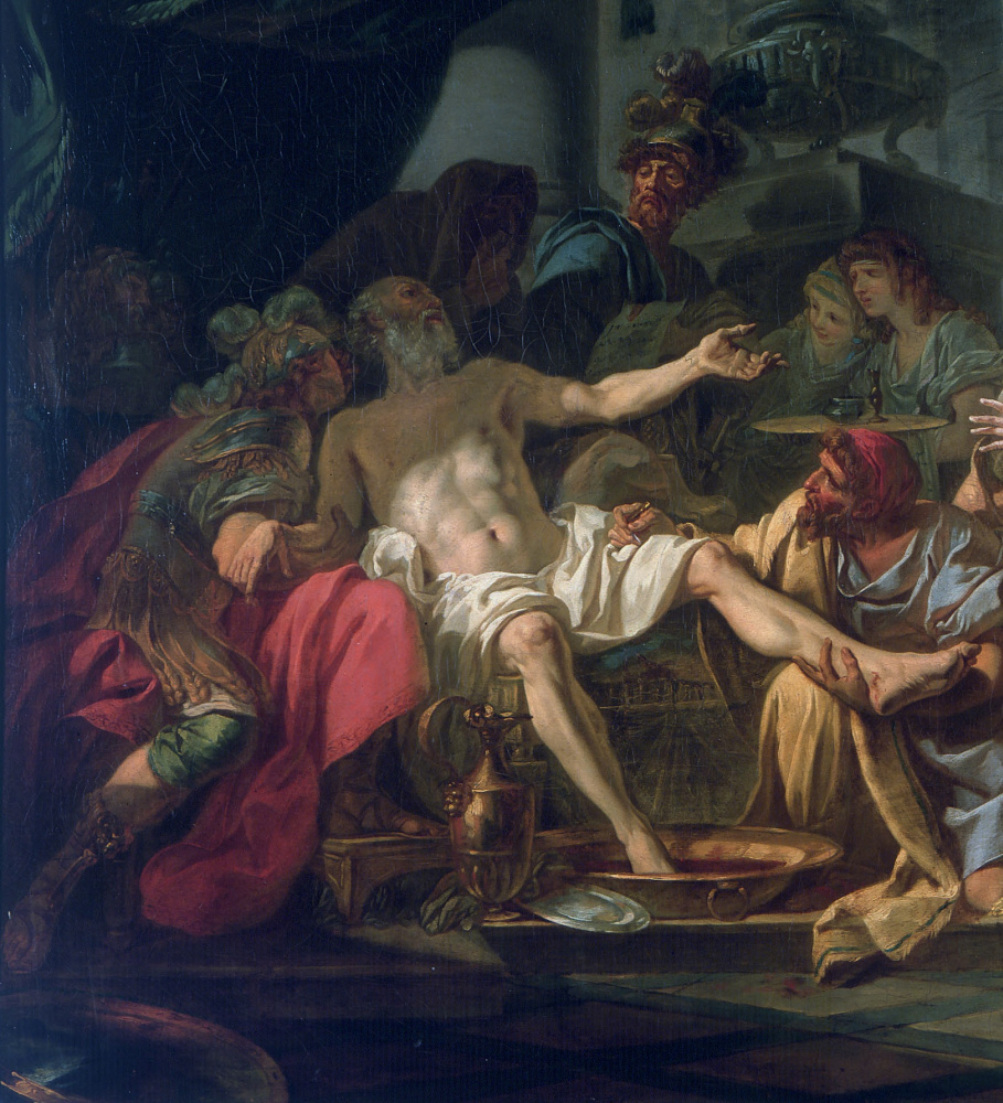 Jacques-Louis David. The Death Of Seneca. Fragment II