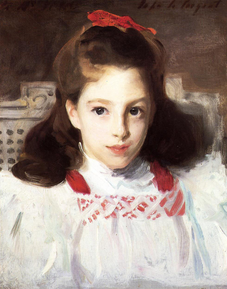 John Singer Sargent. Portrait of miss Dorothy Vickers