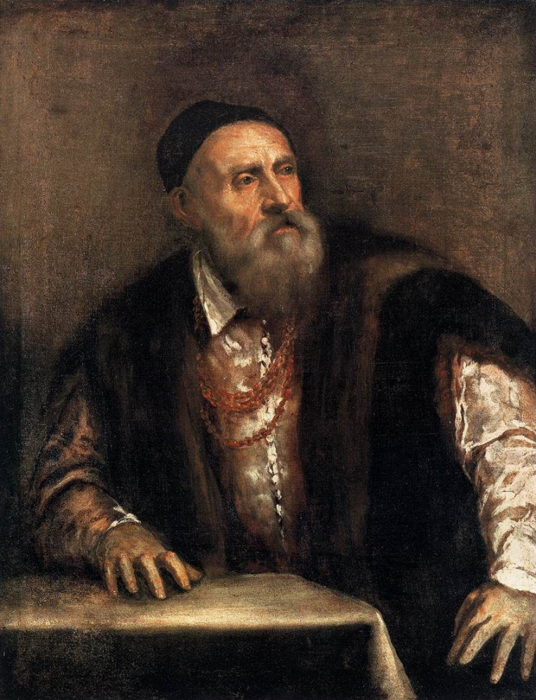 Titian Vecelli. Self-portrait