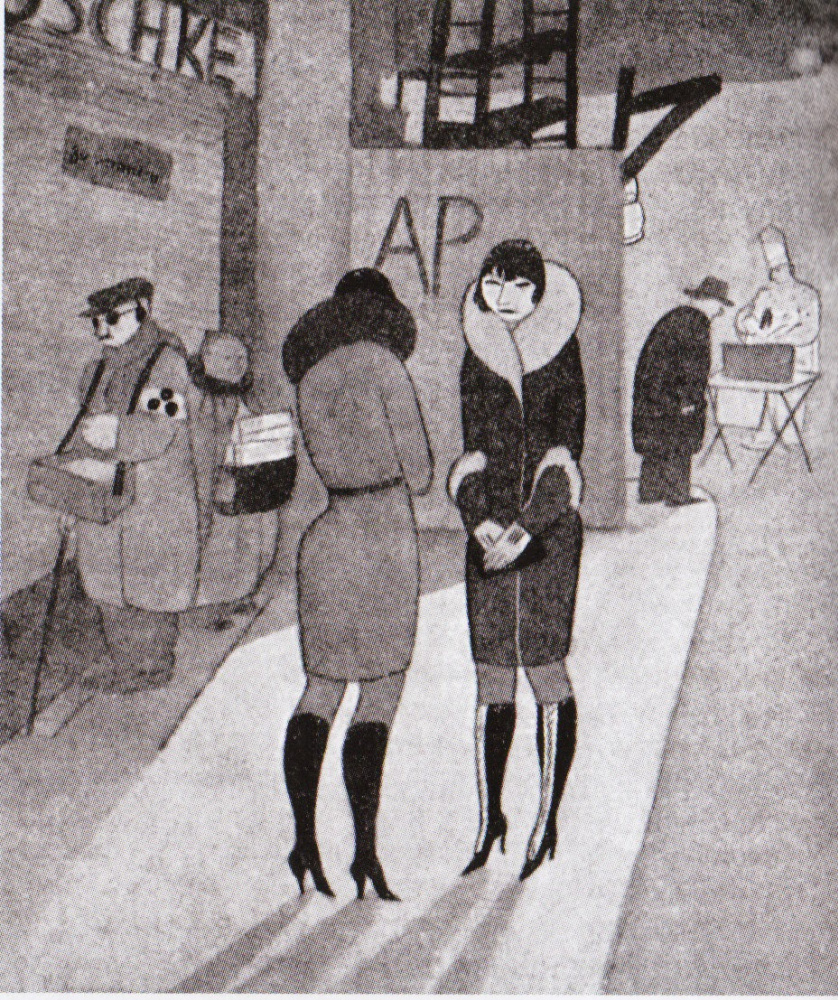 Jeanne Mammen. Prostitutes in boots