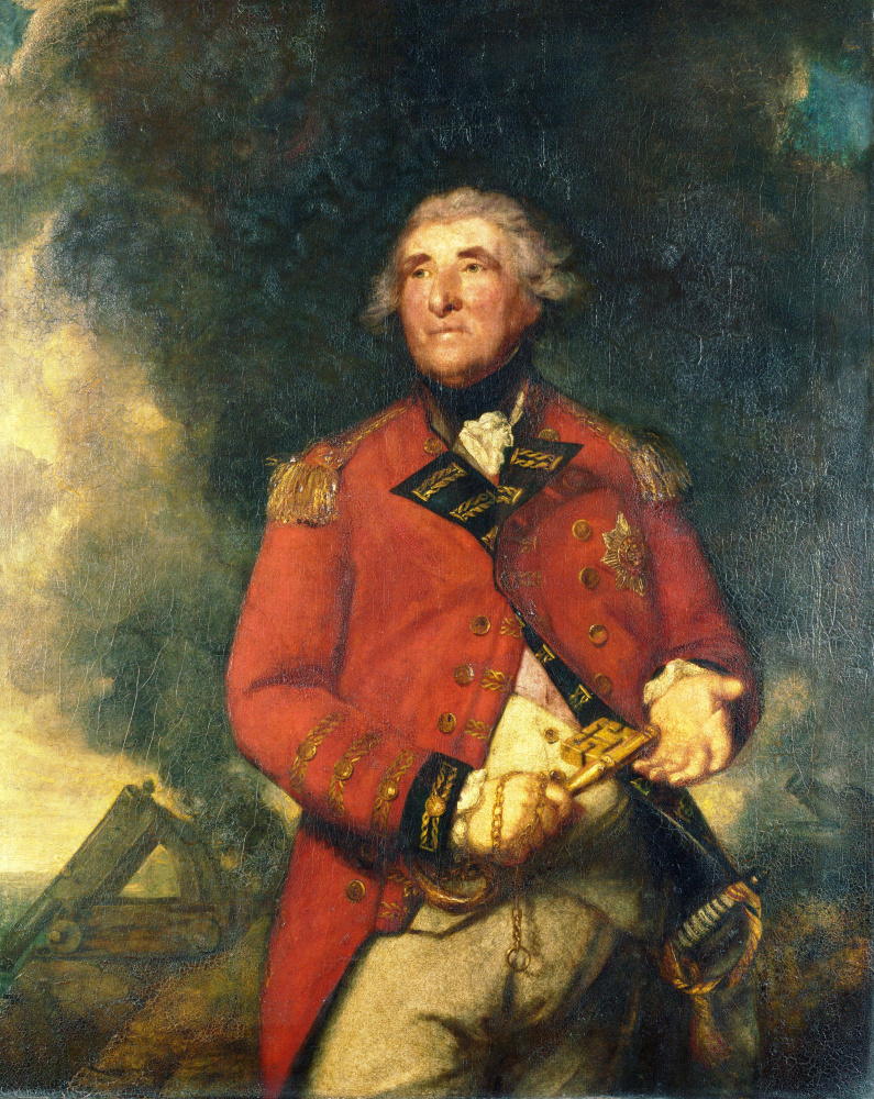 Joshua Reynolds. Portrait of Admiral Lord Heathfield, Governor of Gibraltar