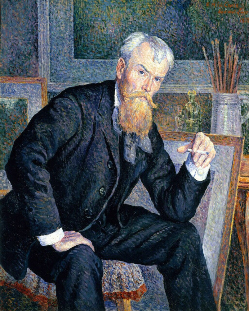 Maximilian Luce. Portrait of a gentleman with a beard