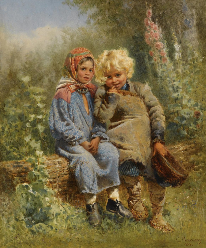 Konstantin Makovsky. Bauernkinder