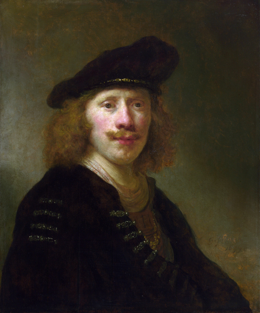 Govaert Flinck. Self portrait at the age of 24 years