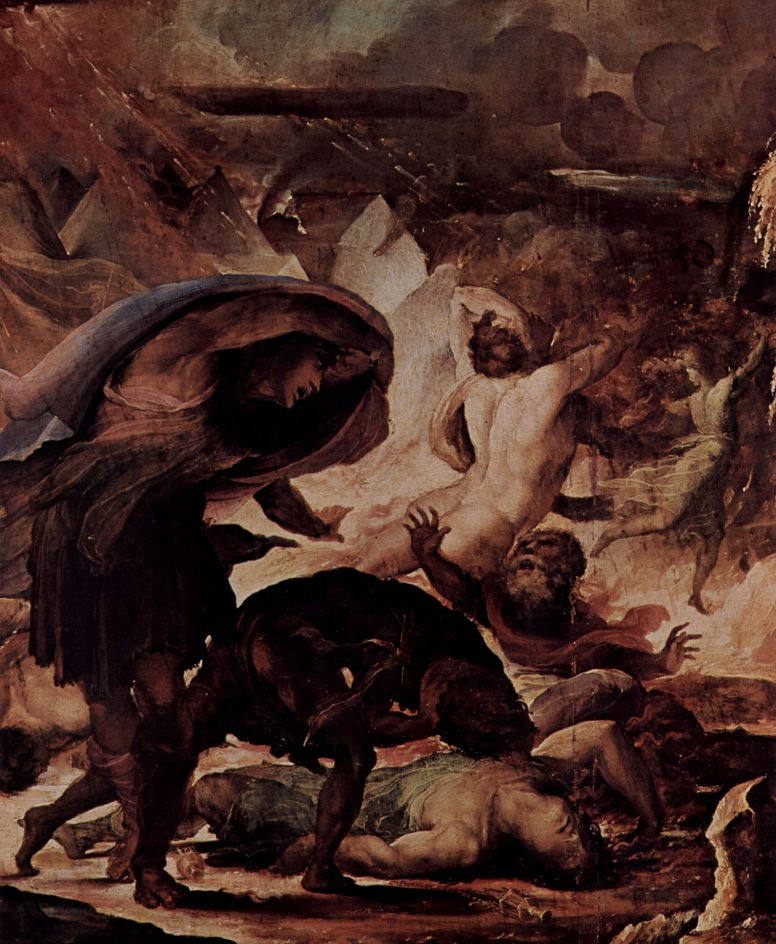Domenico Beccafumi. The punishment of hell fire. The last judgement, detail