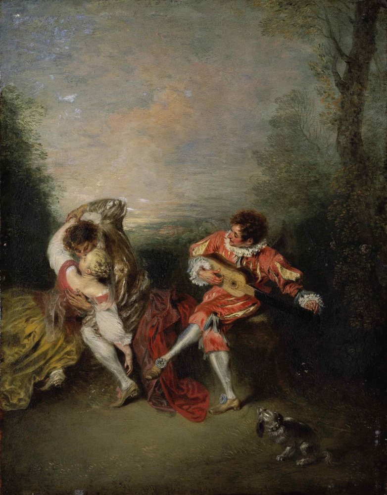 Antoine Watteau. Sorpresa