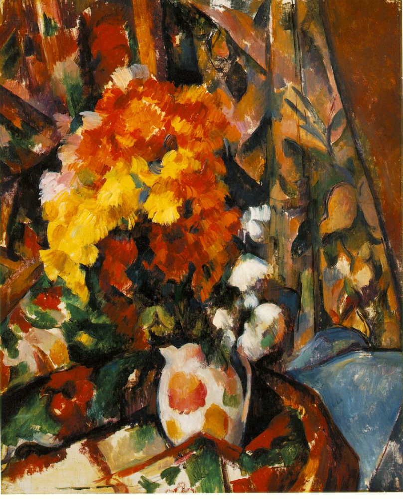 Paul Cezanne. Chrysanthèmes