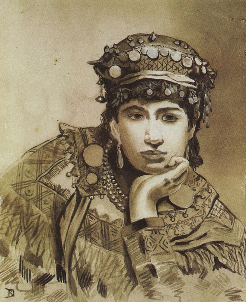 Vasily Polenov. Montenegrin girl