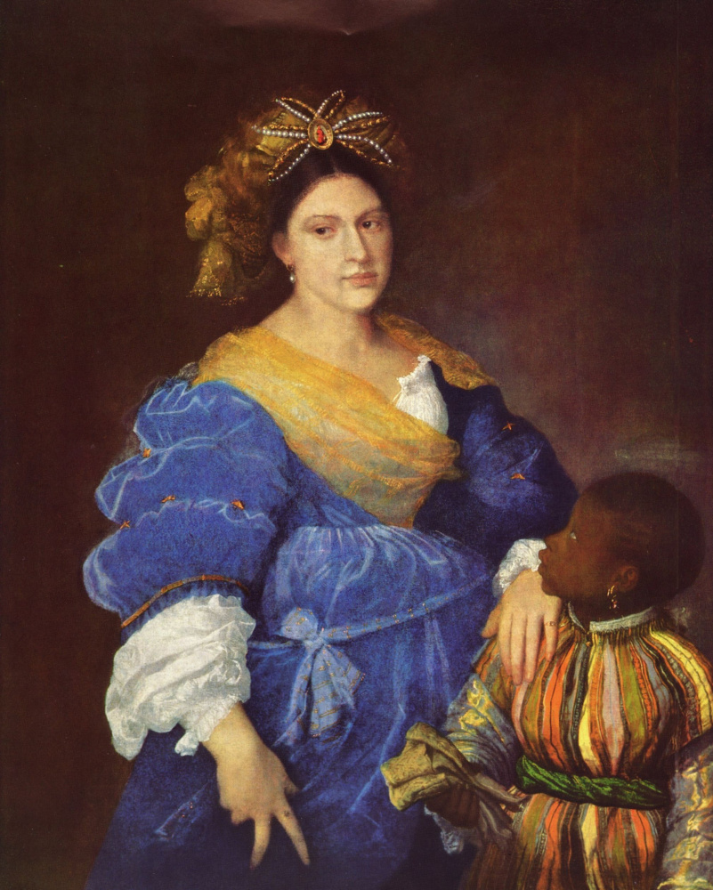 Titian Vecelli. Portrait Of Laura Dianti