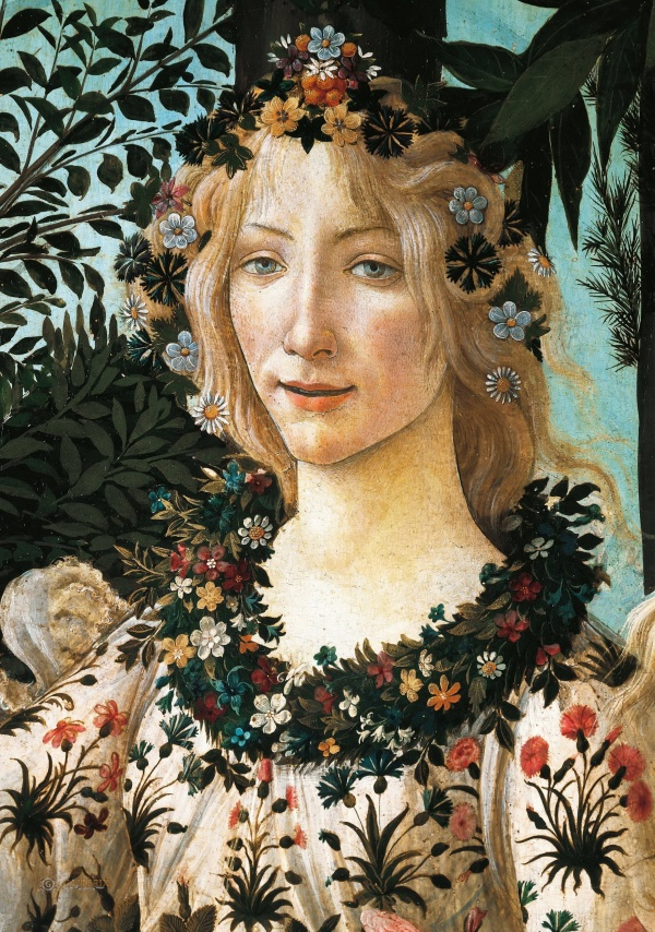 Sandro Botticelli. Spring (Primavera). Detail: Flora