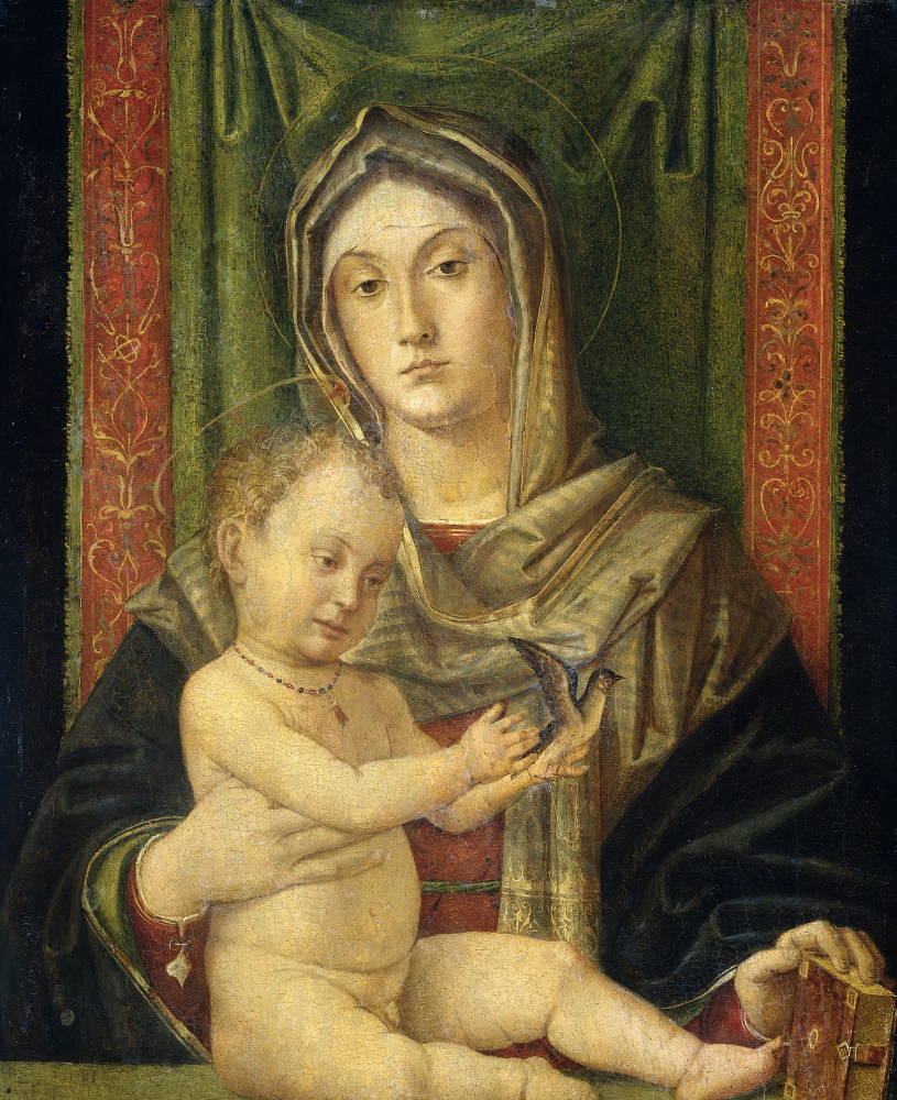 Bartolomeo Montagna. Madonna with a goldfinch