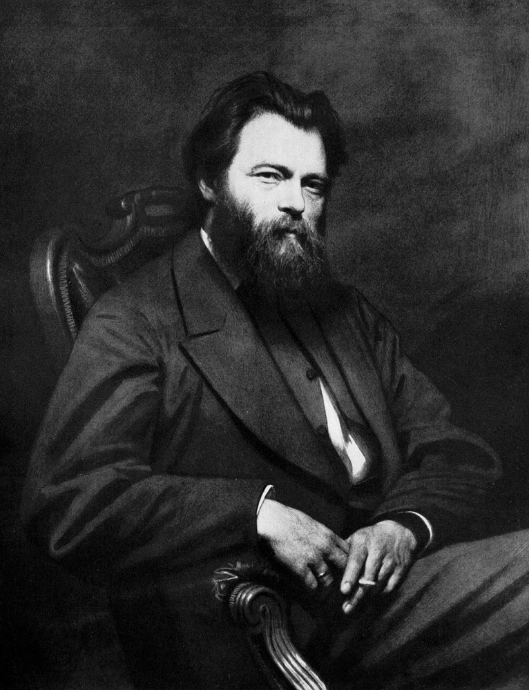 Ivan Nikolayevich Kramskoy. Portrait of the artist Ivan Shishkin