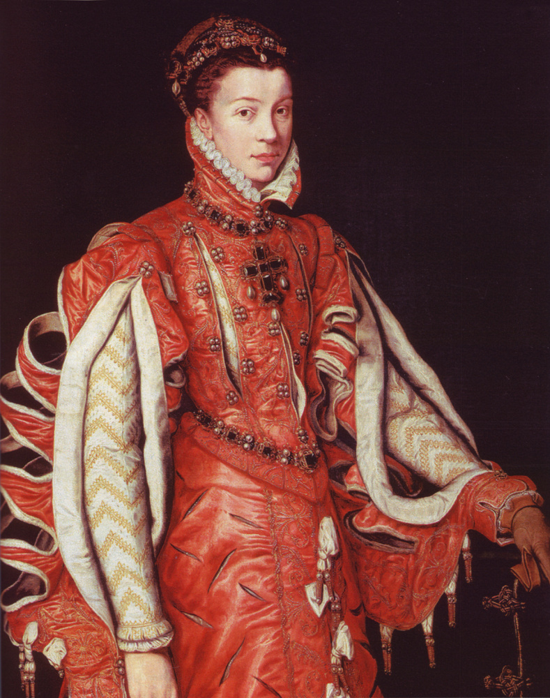 Antonis van Dashorst Mor. Ritratto di Elisabetta de Valois, terza moglie del re di Spagna Filippo II