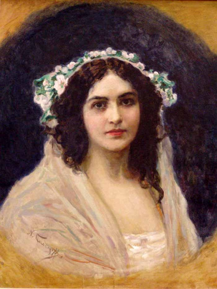 Nikolay Dmitrievich Kuznetsov. Juliet (M. N. Kuznetsova as Juliet)