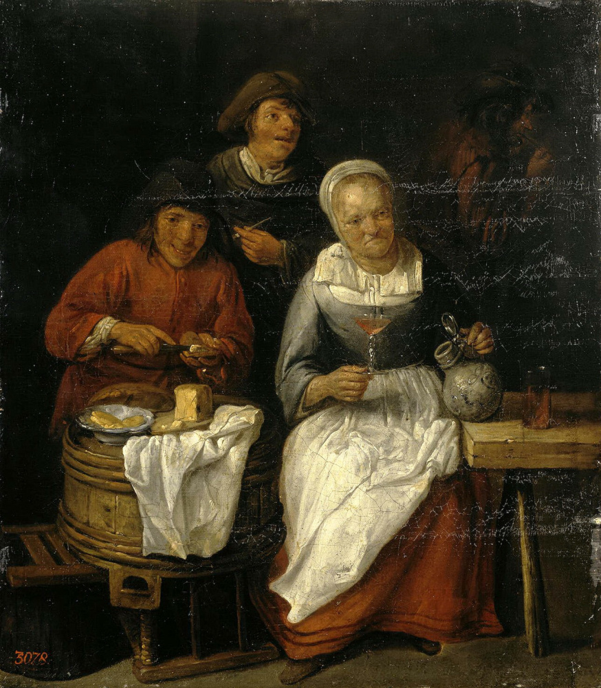 Gillis van Tilborch. The peasants for food