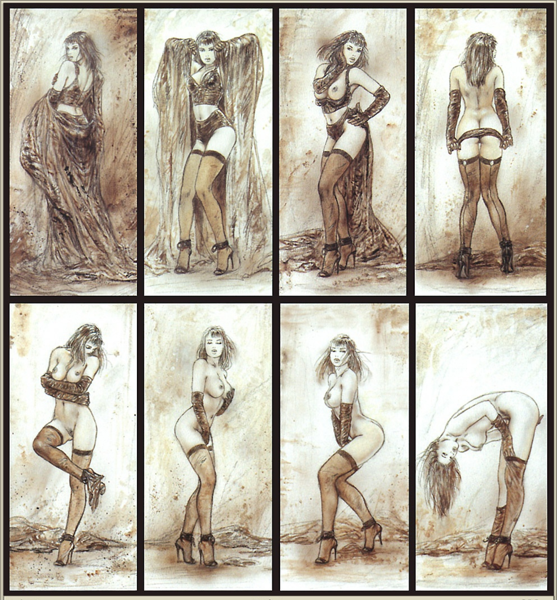 Striptease by Luis Royo: History, Analysis & Facts | Arthive